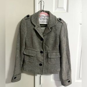 Grey Wool Banana Republic Coat